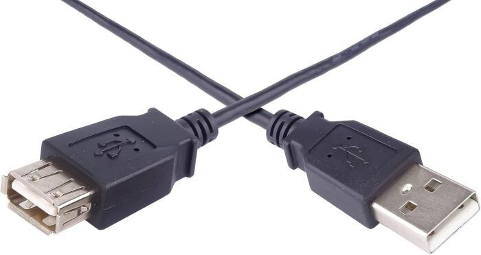 product-18318-0-c1124f28-700 Cavo di Prolunga USB 2.0 da 0,5m, Cavo Dati High Speed Fino a 480Mbit/s - immagine 1