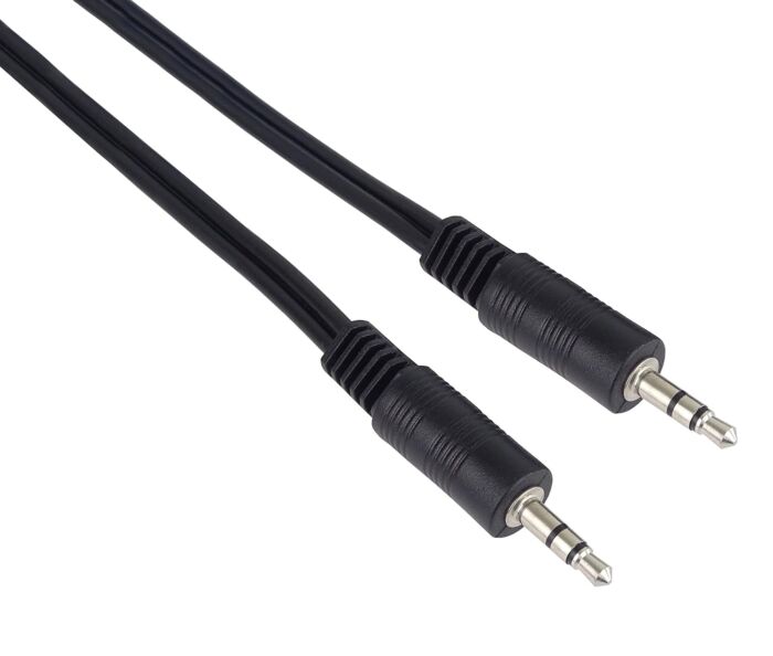 product-18333-0-f6dd1695-700 Cavo Jack 1m, Spina Jack 3,5mm, Jack Stereo Maschio-Maschio, Cavo di Collegamento Audio Cuffie Aux, per TV Cellulari MP3 - immagine 1