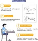 Misuratore di Pressione Sanguigna, Digitale Automatico da Braccio - immagine 5