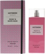 Notebook Eau de Toilette Peony & White Musk.