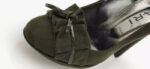 Scarpe donna décolleté tacco alto verde scuro vera pelle BY MARI - immagine 2