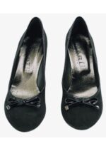 SCARPE DONNA DECOLLETE CON ZEPPA TACCO ALTO VERO VERA PELLE TAG. 39 BY MARI - immagine 2