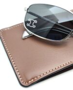 OCCHIALI DA SOLE CELINE UNISEX TRIOMPHE CL40285U 16A STRUTTURA ARGENTO STRASS - immagine 3
