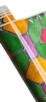 PLASTICA ADESIVA VETRATA VINTAGE - immagine 2