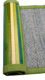 TAPPETO BAMBÙ SFUMATO VERDE SCURO 45X75 cm. - immagine 2