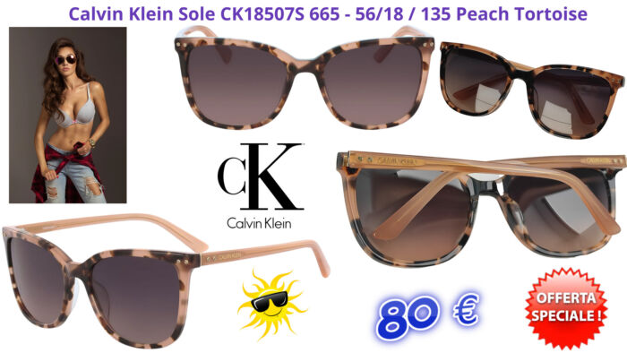 product-18563-0-3426d79c-700 OCCHIALI DA SOLE DONNA CALVIN KLEIN CK18507S 665 - 56/18 / 135 - immagine 1