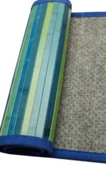 TAPPETO BAMBÙ SFUMATO  BLU  45X75 cm. - immagine 2