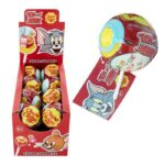 Chupa Chups Surprise Tom&Jerry, 16 Lollipop, Gusto Fragola