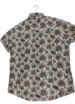 CHEMISE BLANCHE À FLEURS ROUGES TAILLE S BY LEE COOPER - immagine 2