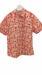 CHEMISE ROUGE À MOTIFS BLANCS TAILLE S BY LEE COOPER