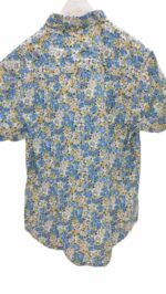 CHEMISE BLANCHE À FLEURS BLEUES TAILLE S BY HEROD - immagine 3