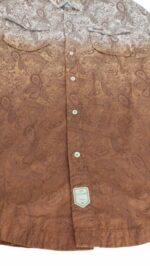 CHEMISE BRUNE OMBRÉE MANCHES COURTES TAILLE L BY LEE COOPER - immagine 4