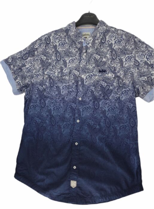 product-18983-0-f9c852f3-700 CHEMISE BLEUE OMBRÉE MANCHES COURTES TAILLE M PAR LEE COOPE - immagine 1