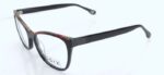 MONTATUTA OCCHIALI DA VISTA DONNA NERO SFUMATURE ROSSO BY O-SIX OV-454 FANO - immagine 4