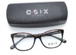 MONTATUTA OCCHIALI DA VISTA DONNA NERO SFUMATURE ROSSO BY O-SIX OV-454 FANO