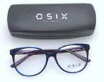 MONTATURA OCCHIALI DA VISTA DONNA BY O-SIX NERO/BLUVIOLA OV-465 VILNIUS 54