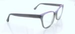 MONTATURA OCCHIALI DA VISTA DONNA BICOLORE GREY/VIOLA BY O-SIX OV-454 - immagine 4