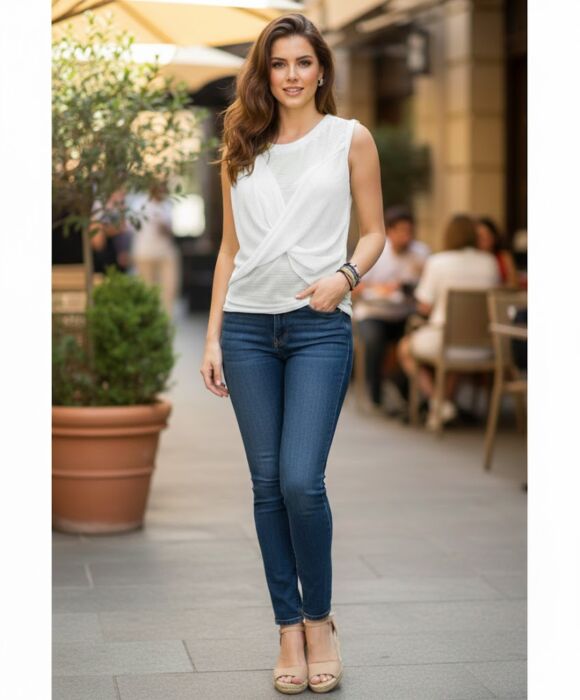 product-19163-0-507e8819-700 CANOTIERA DONNA BIANCO TAG. XS, S, M BY ORIGINAL MARINES - immagine 1
