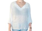 MAGLIETTA DONNA BIANCA MANICHE A 3/4 TAG. XS, S, M, L, XL BY ORIGINAL MARINES