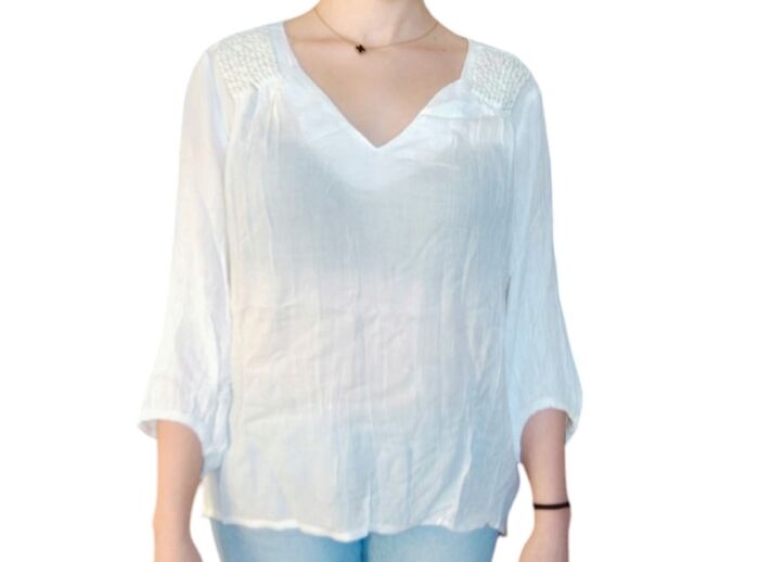 product-19167-0-421921ea-700 MAGLIETTA DONNA BIANCA MANICHE A 3/4 TAG. XS, S, M, L, XL BY ORIGINAL MARINES
