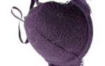 Reggiseno LOVABLE imbottito con ferretto Pretty Lace in pizzo e microfibra, tornado scuro