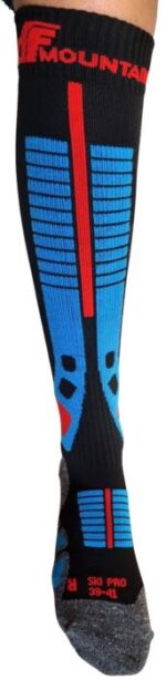 CALZINI SKI PRO UOMO LUNGHI AL GINOCCHIO BY dF MOUNTAIN MADE IN ITALY - immagine 3