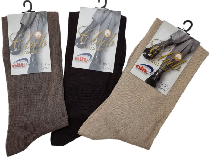 product-19313-0-142ae425-700 CALZINI UOMO FILO DI SCOZIA LUNGHI 3 PAIA BEIGE, MARRONE CHIARO E SCURO - immagine 1