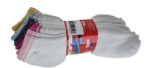 CALZINI DONNA BIANCHI PER SPORT 5 PAIA TAG. 35-40 BY ELIT MADE IN ITALY