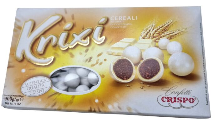 product-19464-0-22805f35-700 CONFETTI BIANCHI CEREALI RICOPERTI AL CIOCCOLATO BIANCO E CIOCCOLATO AL LATTE BY KRIXI CRISPO 200GR - immagine 1