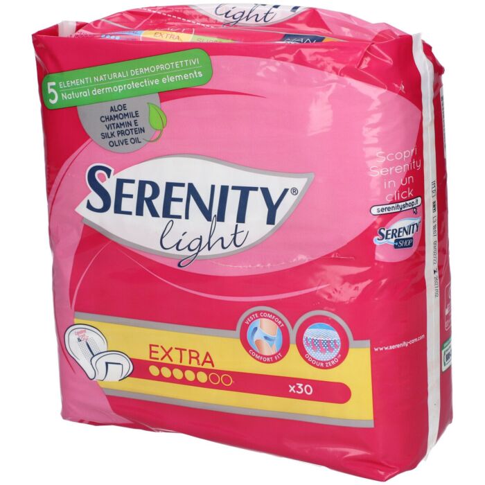 product-19513-0-6139b391-700 Assorbenti serenity light extra - confezione 30 pezzi - immagine 1