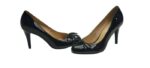 SCARPE DECOLTE DONNA  NERO LUCIDO TACCO ALTO 9 cm. By CONBIPEL - immagine 5