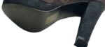 SCARPE  DECOLTE' MODA PLATEA TACCO 11,5 CAMOSCIO VIOLA SCURO