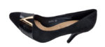SCARPE DONNA  DECLOTE' VERA PELLE CAMOSCIO NERO BY FELIROSE 37 - immagine 2