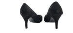 SCARPE DONNA  DECLOTE' VERA PELLE CAMOSCIO NERO BY FELIROSE 37 - immagine 4