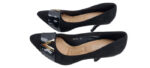 SCARPE DONNA  DECLOTE' VERA PELLE CAMOSCIO NERO BY FELIROSE 37 - immagine 8
