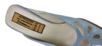 SCARPE SABOT DONNA VERA PELLE TACCO 7 cm.  TAG. 37 - immagine 7