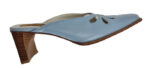 SCARPE SABOT DONNA VERA PELLE TACCO 7 cm.  TAG. 37 - immagine 3