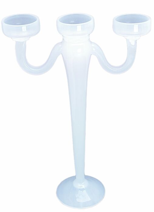 product-19818-0-740f3b19-700 CANDELABRO IN VETRO BIANCO - immagine 1