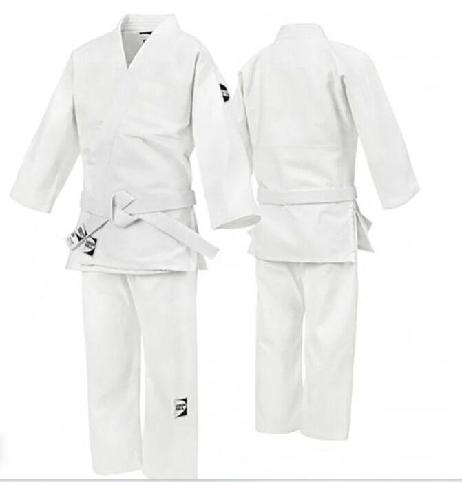 product-19842-0-1ccb8ab9-700 GREEN HILL JUDOGI JUNIOR BEGINNER KIMONO DIVISA BIANCO - immagine 1