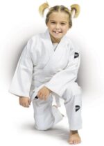 GREEN HILL JUDOGI JUNIOR BEGINNER KIMONO DIVISA BIANCO - immagine 2