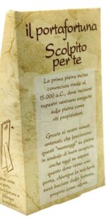 DEDICA AL PAPA' PIETRA SCOLPITA 15 X 7,5 cm. - immagine 3