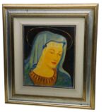 DIPINTO OLIO SU TELA LA MADONNA BY RESIGOTTI