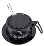 FORMAGGERA ZUCCHERIERA METALLO NERO BY MORINOX