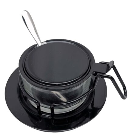 FORMAGGERA ZUCCHERIERA METALLO NERO BY MORINOX