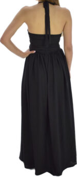 ABITO ELEGANTE SMANICATO NERO LUNGO HELLEN BARRETT - immagine 2