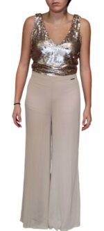 ABITO CERIMONIE DONNA PAILLETTE BEIGE BY HELLEN BARRETT TAG. - immagine 5