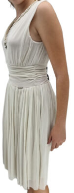 ABITO CORTO BEIGE SENZA MANICHE BY HELLEN BARRETT - immagine 3