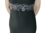 ABITO  J’AIME ELEGANTE NERO FASCIA CENTRALE   Taglia XS  - M