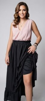 ABITO DONNA LUNGO CERIMONIA ELEGANTE BY HELLEN BARRETT TAGLIA : - immagine 5