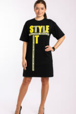 ABITO T-SHIRT NERO by JAIME' CASUAL